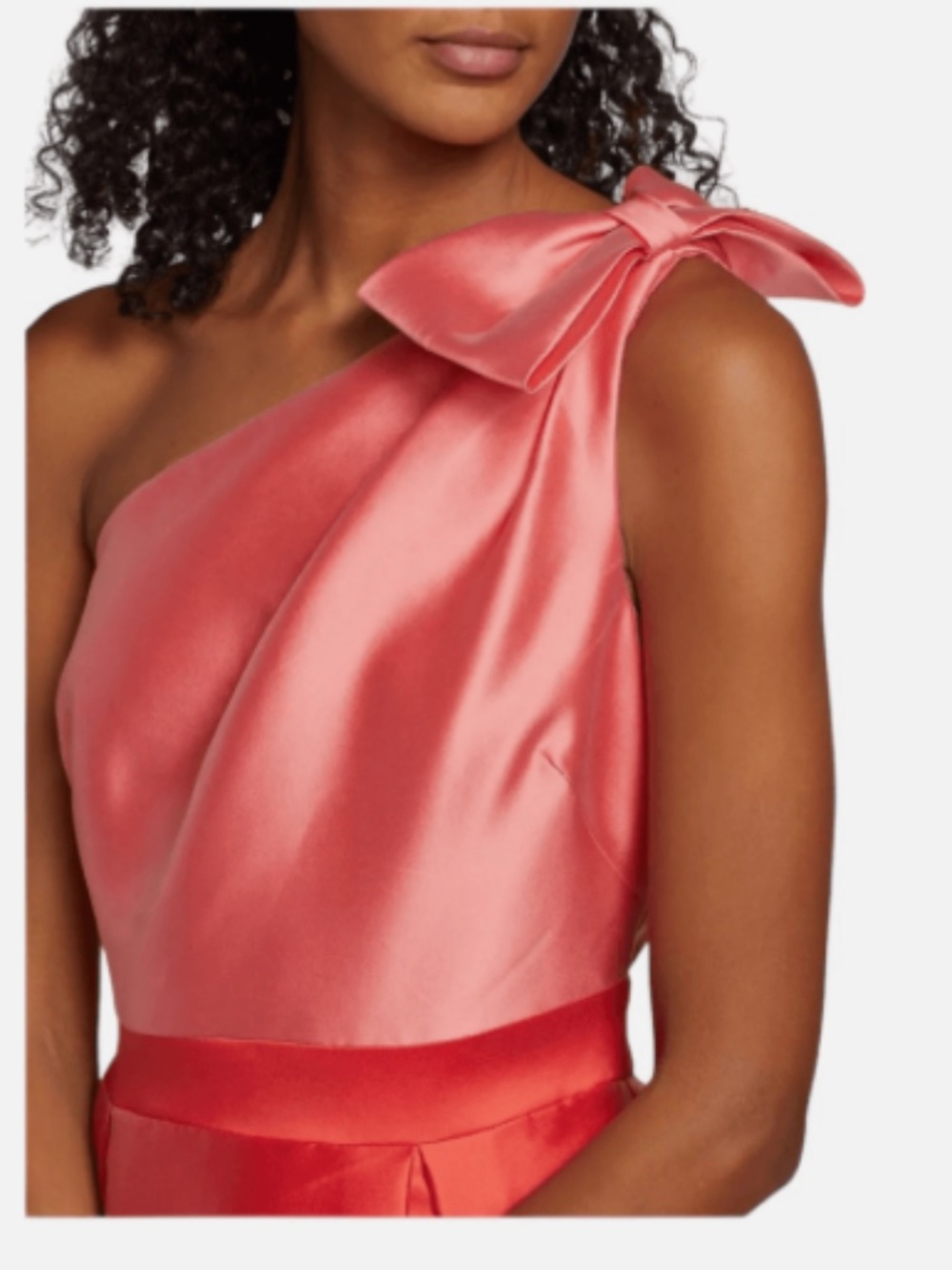 Teri Jon Rickie Freeman Silk Blend Cocktail Dress Petite Hemmed Size 2